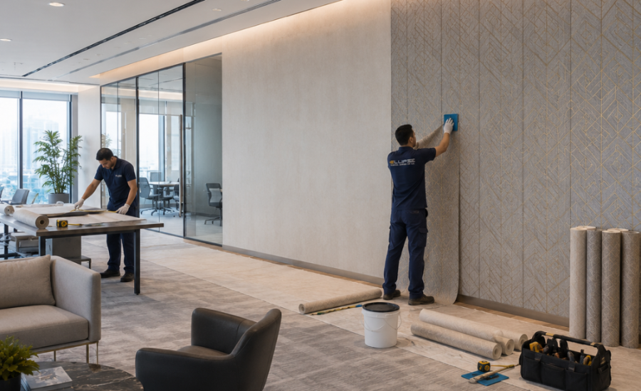 WALLPAPER FIXING WORKS (2)
